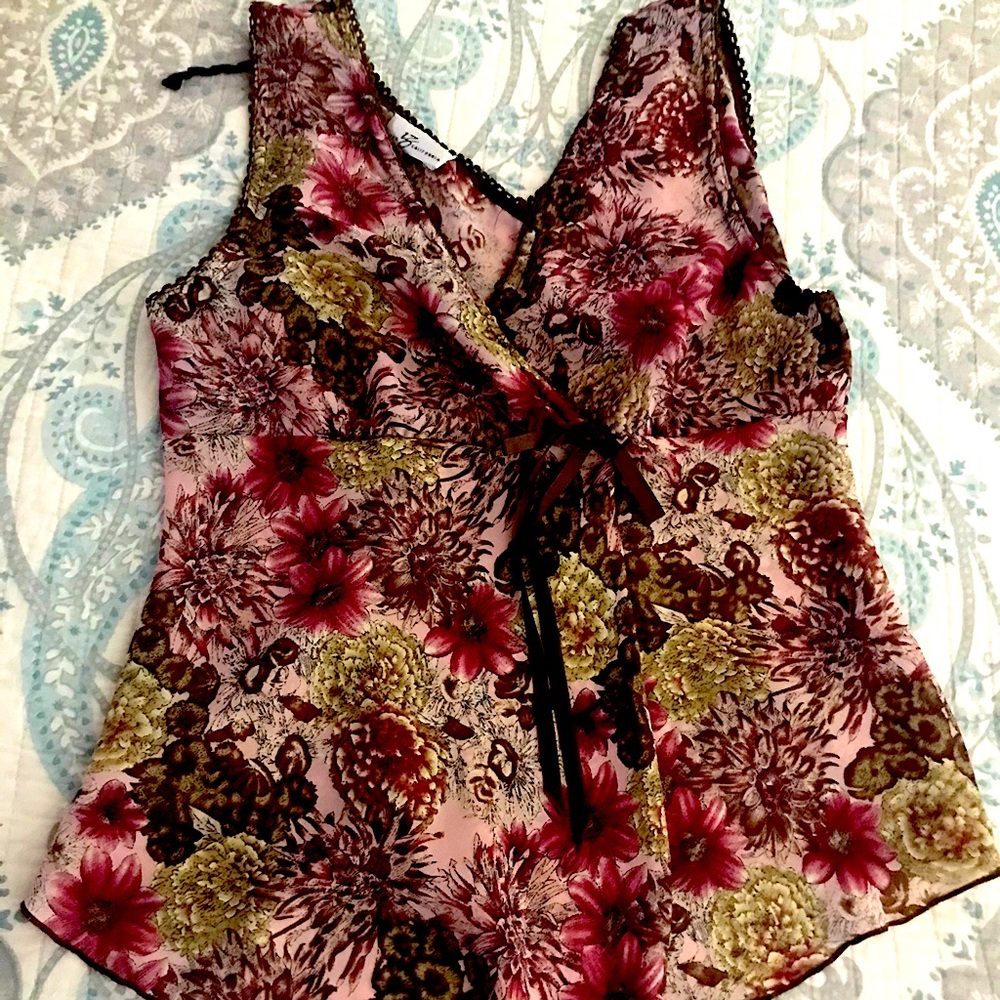 Floral Babydoll Tank